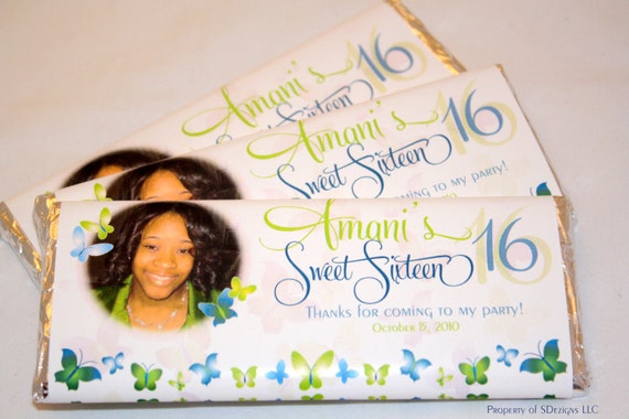 Chocolate wrappers - Modern Butterfly Theme Il_570xn