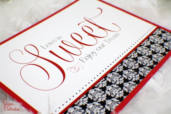 Dessert or Candy Buffet Signs Il_570xn