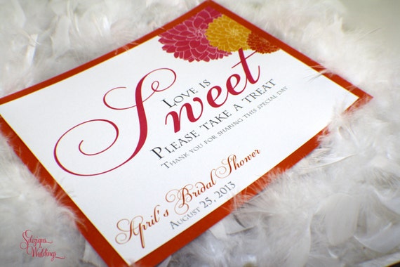 Candy Buffet Sign - Love is Sweet Il_570xn