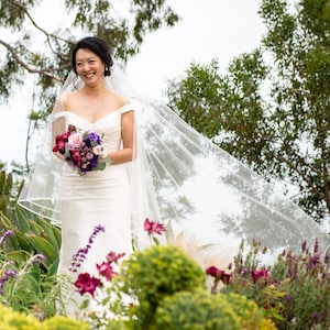 1/4&quot; Horsehair Wedding Veil , Bridal Veil