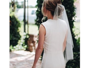 short white veil