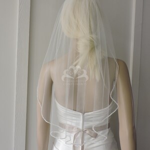 Beaded Wedding Veil