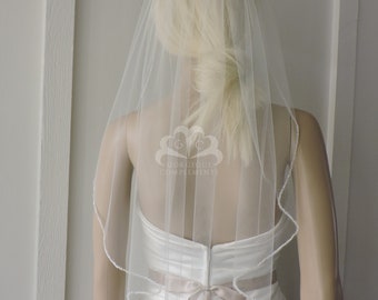 Beaded Wedding Veil