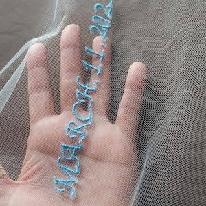 Add Embroidery Date or Monogram