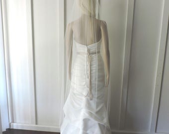 Waltz Sheer Wedding Veil Bridal Veil Illusion Soft Tulle
