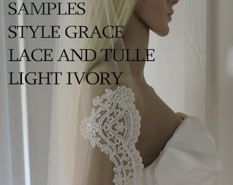 Samples Light Ivory for GRACE Style Veil