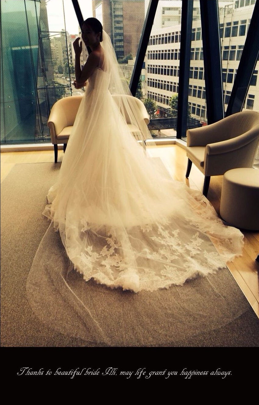 50 Long Wedding Veils That Will Leave You Speechless
