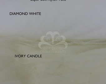 Super Soft Morbido Tulle Samples