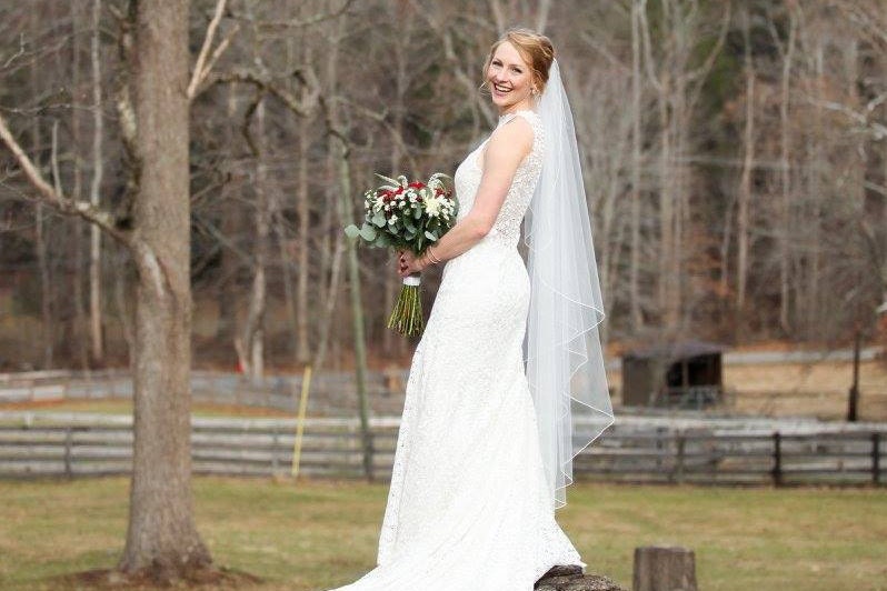 90 Inches Ivory Wedding Veil Chapel Length Cut Edge Veils