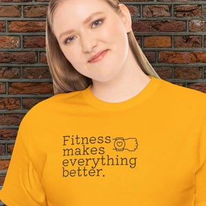 Fitness Vibes Unisex Heavy Cotton Tee - Workout Motivation Tee, Gym Shirt, Exercise Top, Fitness Gift, Health and Wellness Apparel, Fitness