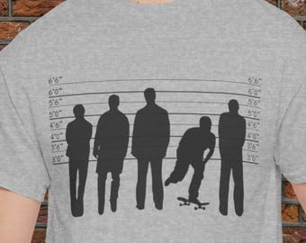 Unusual Suspects skateboarder lineup Tee