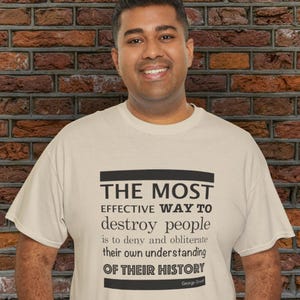 History Buff T-Shirt, Historical Tee, Your History Shirt, Unisex Cotton Top, Gift for History Lover