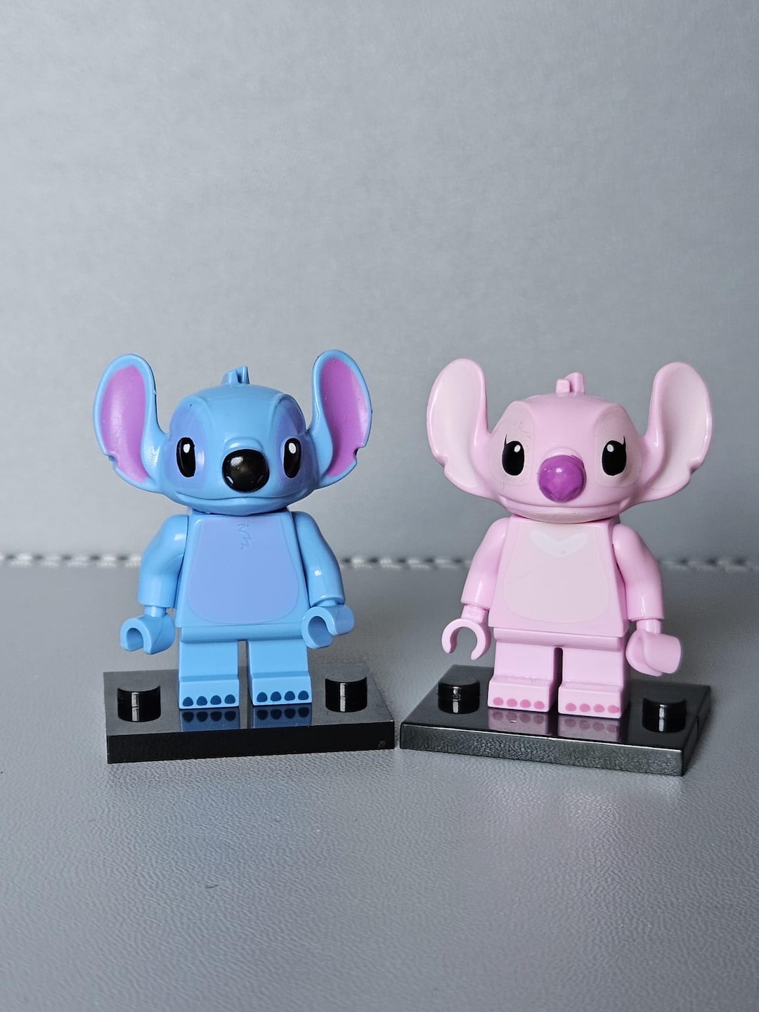Minifigure Keyrings Stitch & Angel Stocking Filler - Etsy