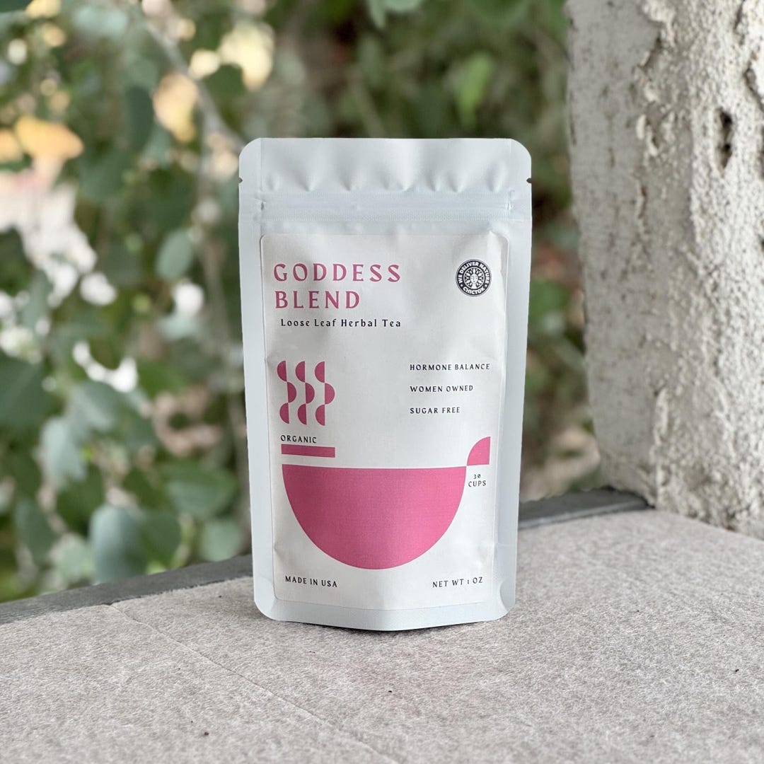 Goddess Tea Blend - Balance Tea, Organic Herbal Tea, Wellness Tea Blend ...