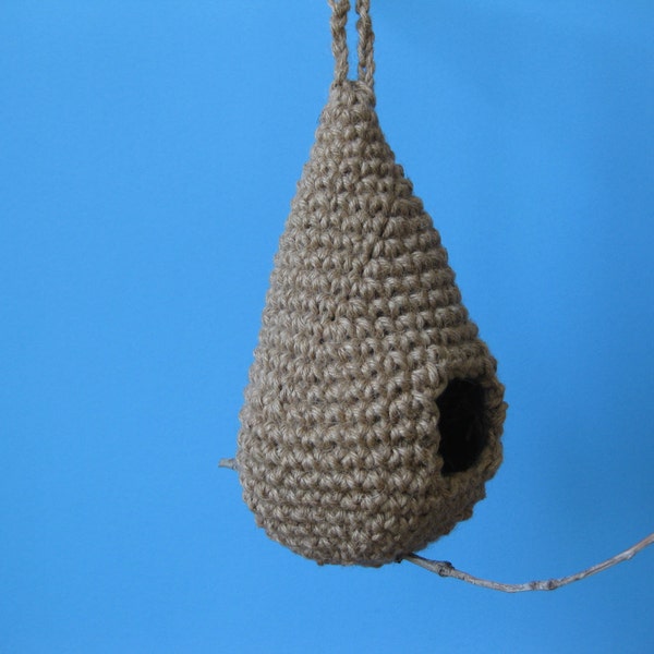 Teardrop Birdhouse Crochet Pattern