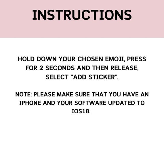 iOS 18 Pink Aesthetic Emoji Sticker Pack Pink Emoji Christmas iMessage Instagram iPhone Apple Cute Clean Aesthetic Emoji Combinations