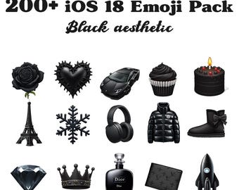 iOS 18 Pink Aesthetic Emoji Sticker Pack Pink Emoji Christmas iMessage Instagram iPhone Apple Cute Clean Aesthetic Emoji Combinations