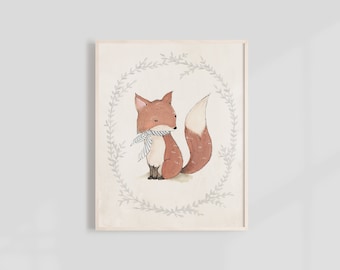 Mr. Fox art print - 8X10, 11X14