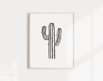 Cactus Art Print - 8X10, 11x14