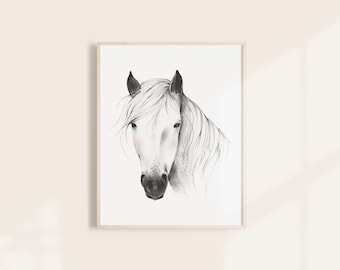 Wild Horse Art Print - 8X10, 11x14