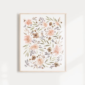 Spring Floral Art Print - 11X14