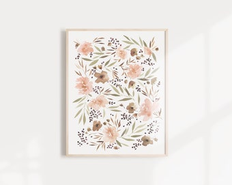 Spring Floral Art Print - 11X14
