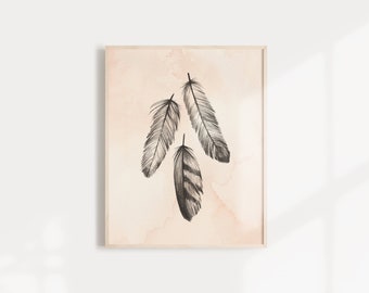 Feathers Art Print - 8X10, 11x14