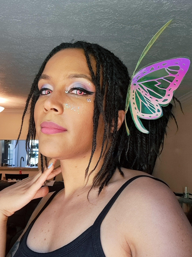 Kanae kocho Kanao Tsuyuri Inspired butterfly Hair Clips from Demon Slayer Anime for Cosplay image 7