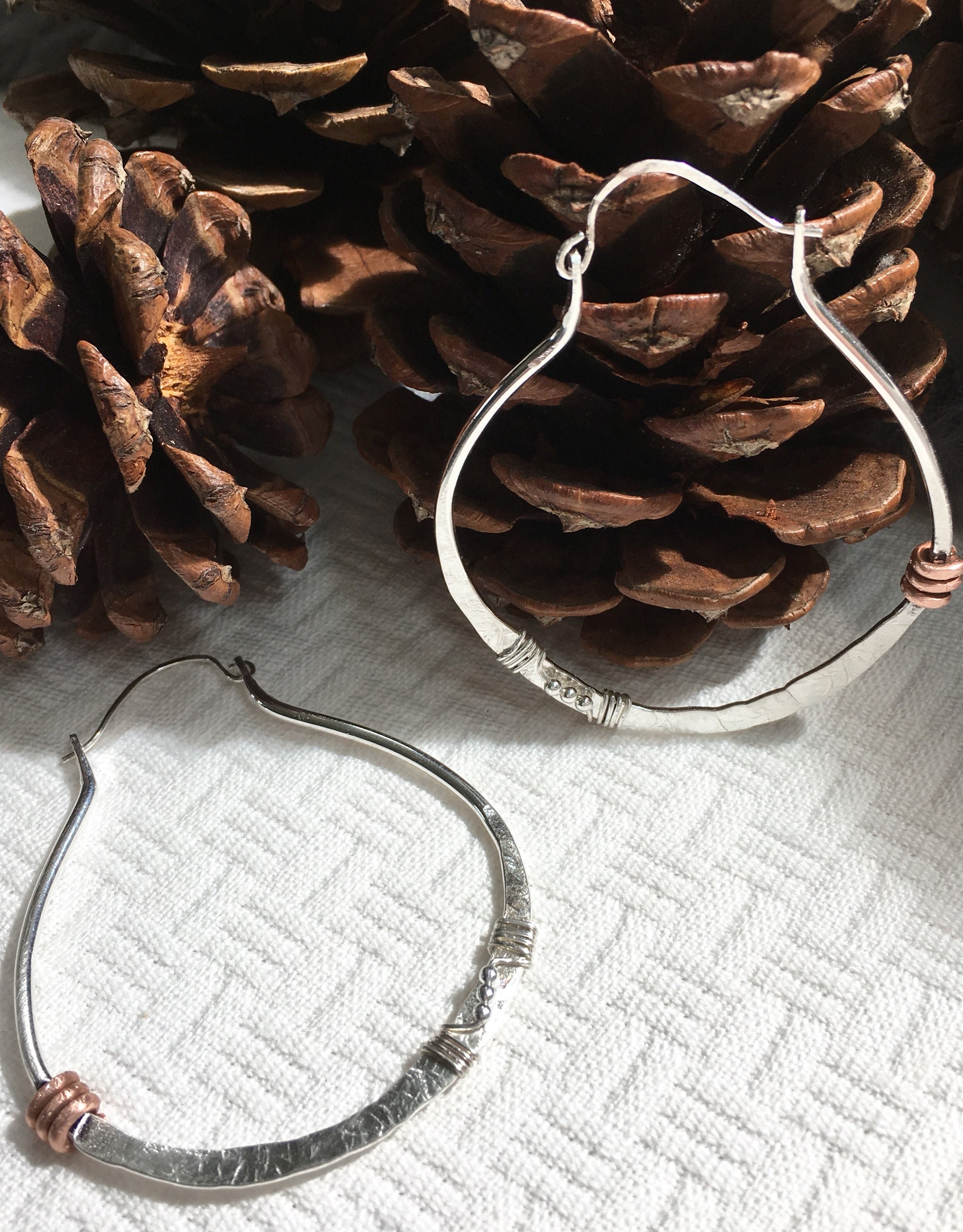 Hoop Earring Ellin Silver - Elk Accessories main image 1