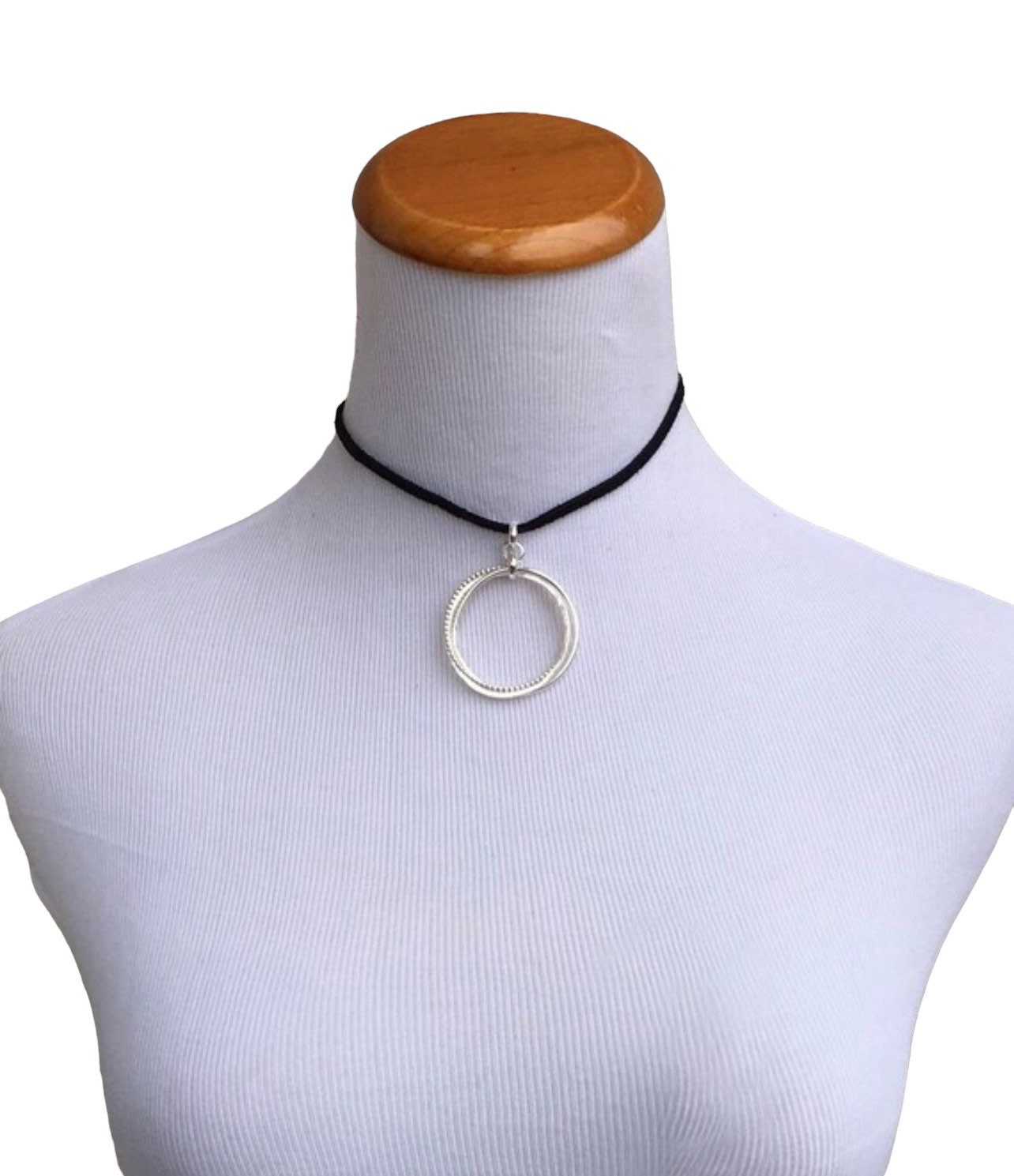 Eternity Necklace, Infinity Necklace Sterling Silver