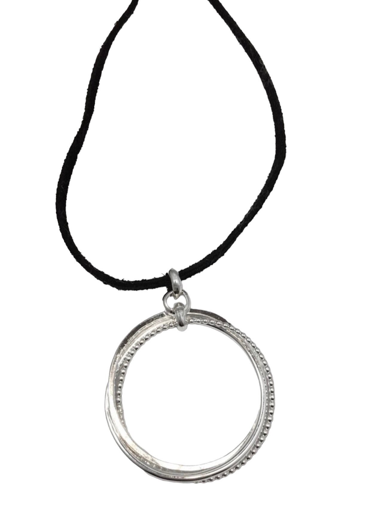 Eternity Necklace, Infinity Necklace Sterling Silver