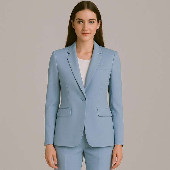 Wool Blend Women's Wool Business Suits Ellen Tracy Linda