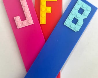 Gepersonaliseerde bladwijzer voor kinderen, kinderbladwijzer, cadeau boekenliefhebber - leesmapaccessoires - HELDER - PASTEL - Secret Santa