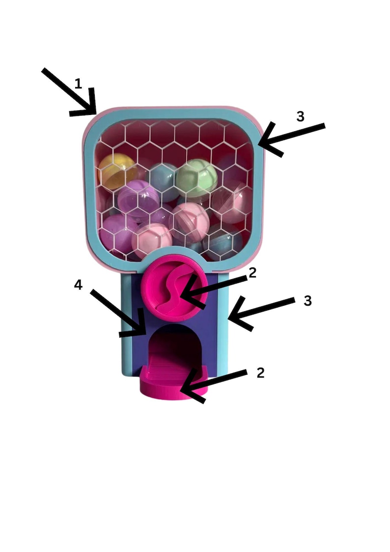 Gashapon-machine, speelgoedcapsule, beloningssysteem, marktkraam, automaat afbeelding 7
