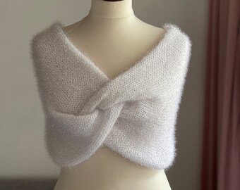 Braut Stola HOCHZEIT,weiss!BOLERO,Brautkleid,Braut Schal!