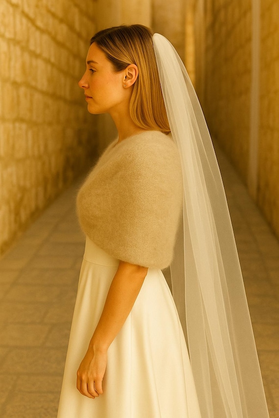 Stola Bolero Jacke Creme Brautjacke,braut Bolero, Jacke, Stola