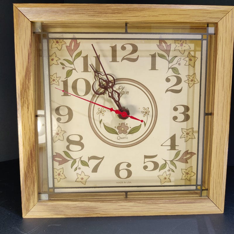 Elgin Wall Clock - Etsy