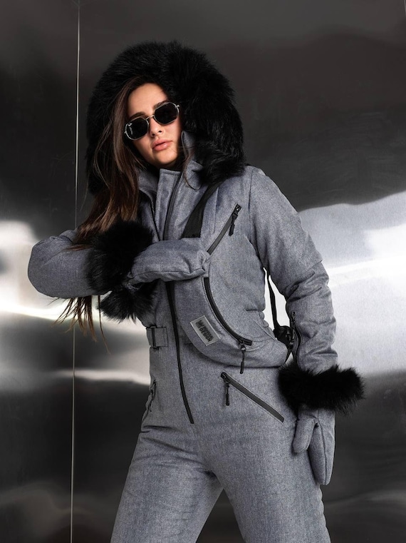 Ski Machine Women's Slim-Fit Windproof Double-Board Ski Suit