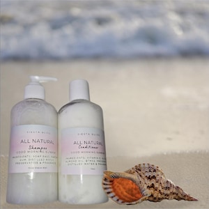 All Natural Shampoo and Conditioner Set