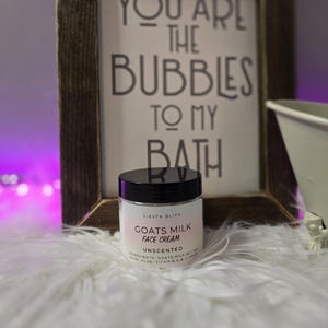 Goat Milk Face Cream — Lightweight Moisturizer with Aloe & Jojoba | Siesta Bliss Skincare