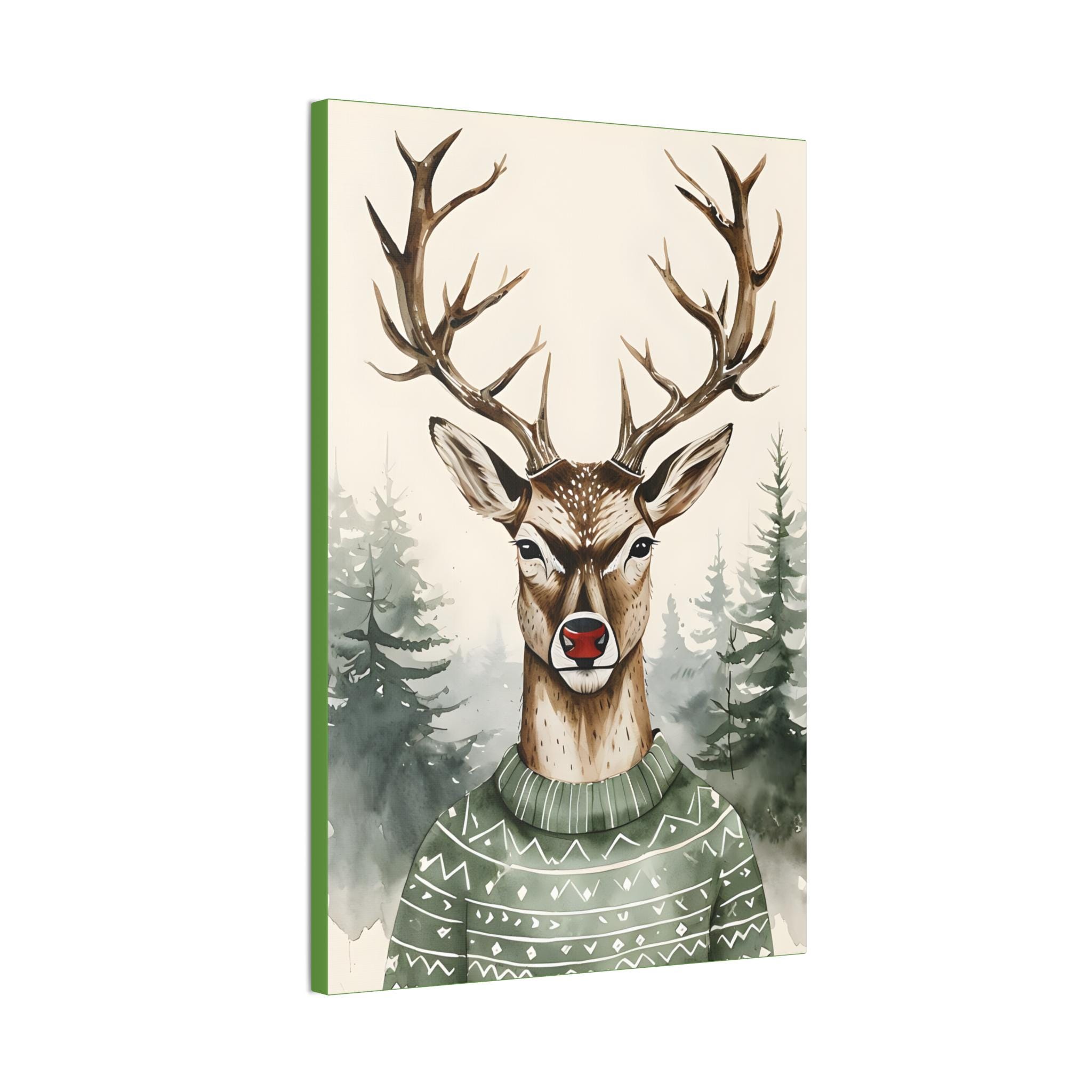 Canvas Stretched, Rudolph All Grown up Print Art Part of Rudolph ...