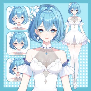 Customizable Live2D Premade Vtuber | Editable & Rigging | Customized