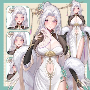 Customizable Live2D Premade Vtuber | Editable & Rigging | Customized