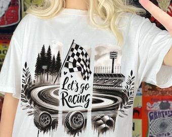 Checkered Flag Racing PNG: Watercolor Dirt Track Design (Digital Download)