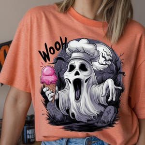 Ghost Summer Halloween png, Retro Summer Halloween Png, Summerween png, Halloween cocktail summer png, Ghost Summer Shirt png