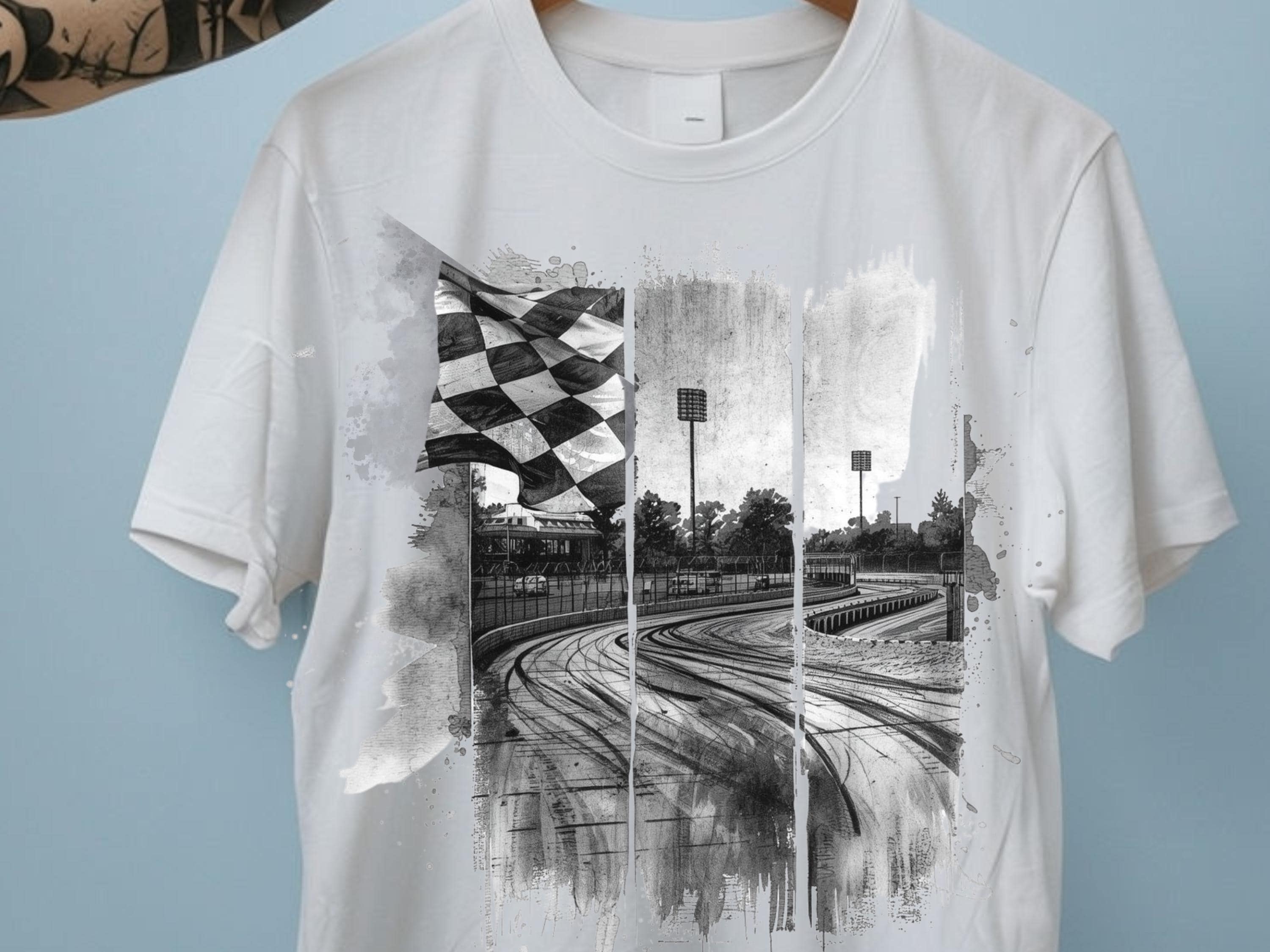 Race Print Race Day Png, Race Track Design, Checkered Flag Clipart, Sublimation ...