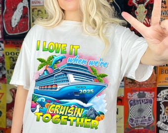 Family Cruise PNG: Tropical Vacation Design (Digital Download)