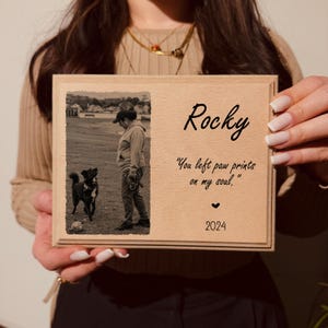 Personalized Pet Memorial Picture Frame, Pet Lover Photo Gift, Dog Keepsake Sign with Name, Cat Loss Gift, Pet Loss , Loss Of Dog