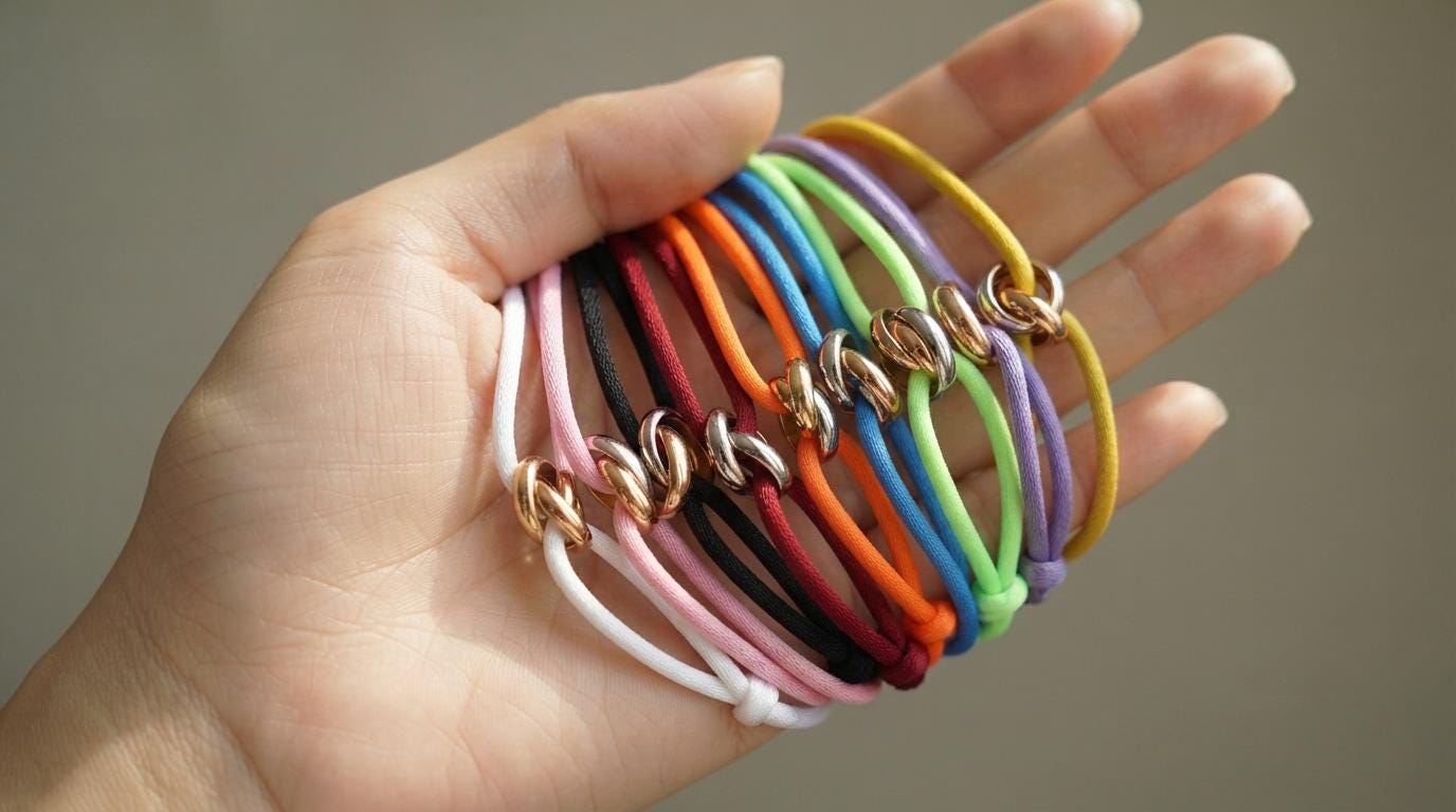 Cartier trinity cord bracelet - Etsy 日本
