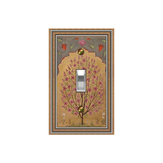 0291X Delicate Tree w/ Flower Blossoms Floral Unique Morroccan Inspired Design ~ Mrs Butler Unique Switchplate Cover ~ Use Drop Downs Below
